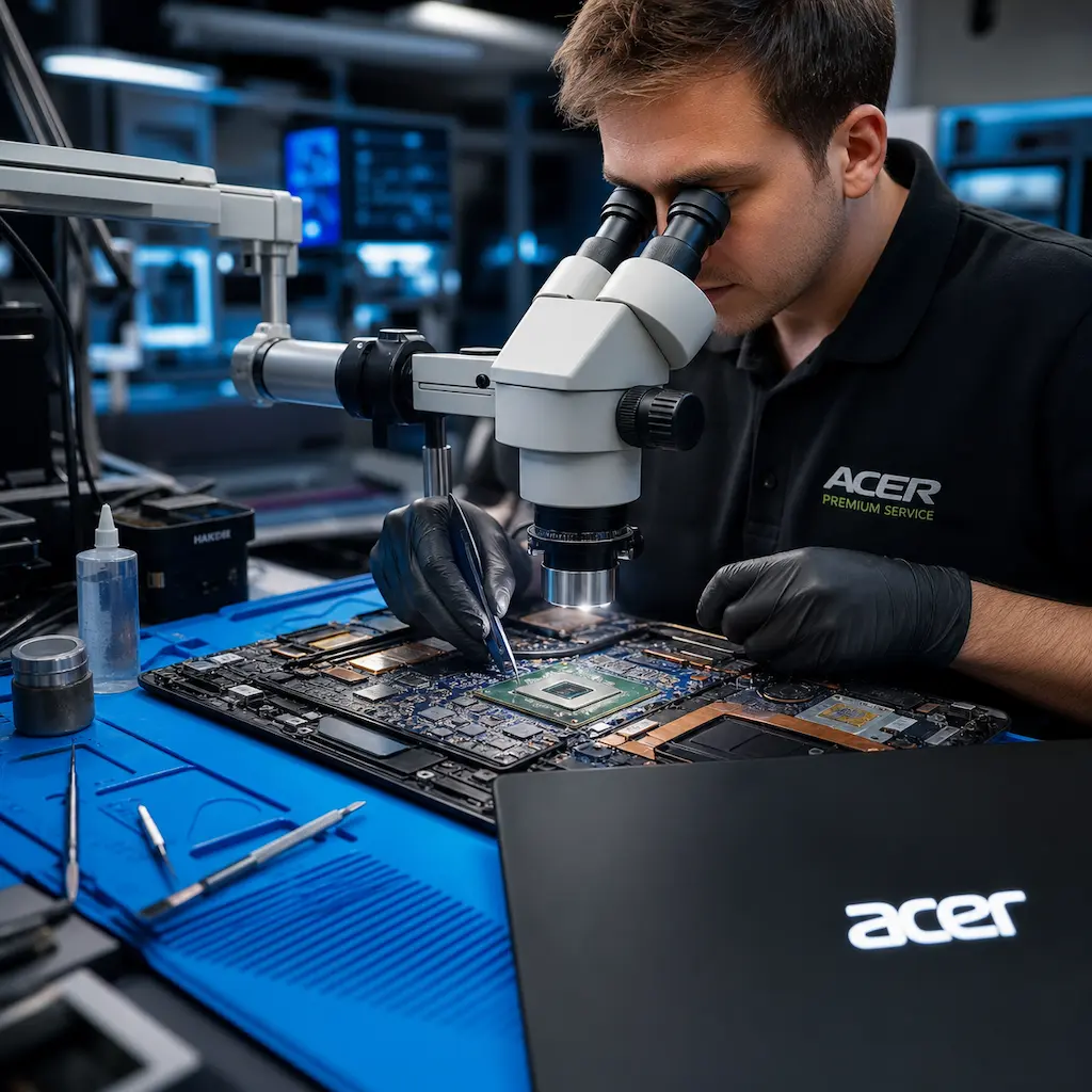 Замена видеокарты ноутбука Acer в Пушкино