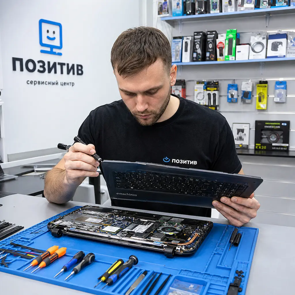 заменить клавиатуру на ноутбуке Emachines в Пушкино
