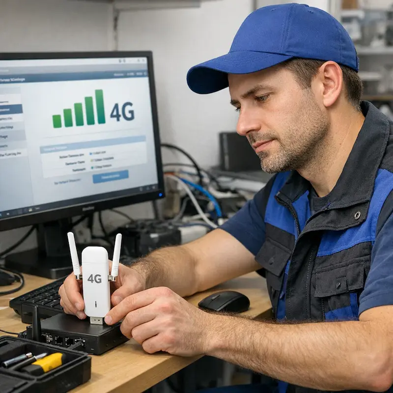 Настройка LTE модема в Пушкино