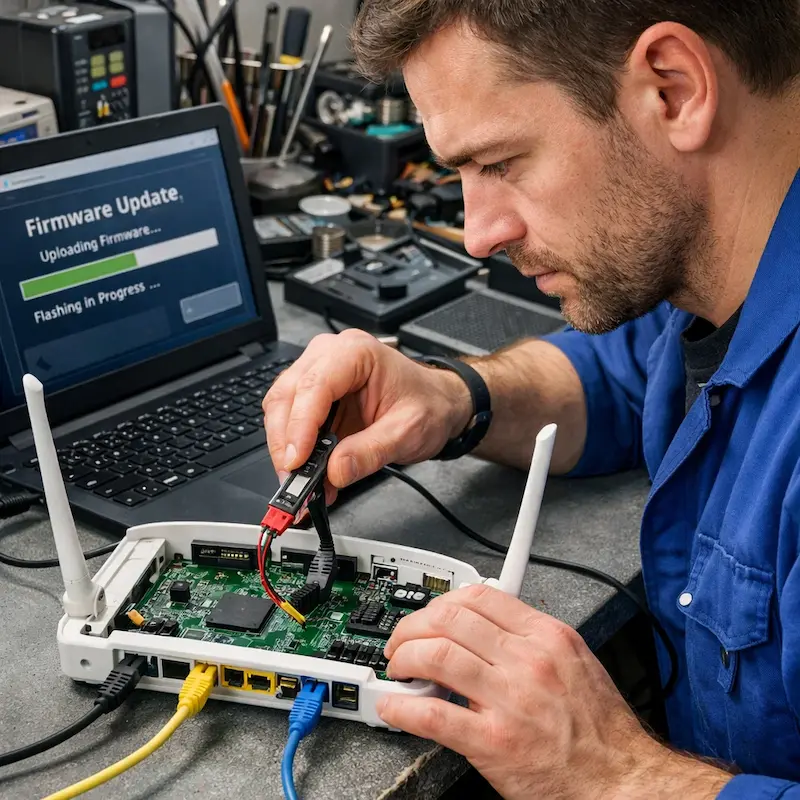 Обновление прошивки роутера в Пушкино