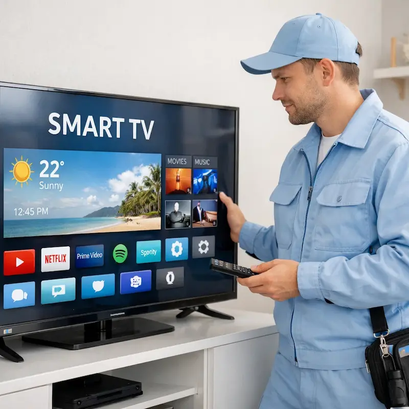 Настройка Smart TV в Пушкино