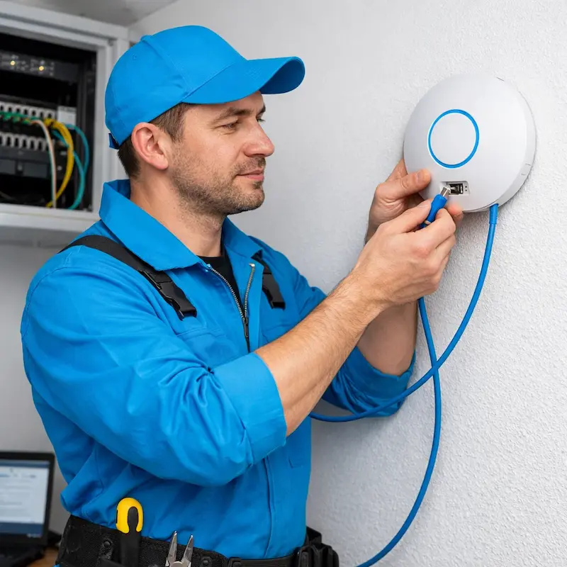 Подключение точки доступа в Пушкино