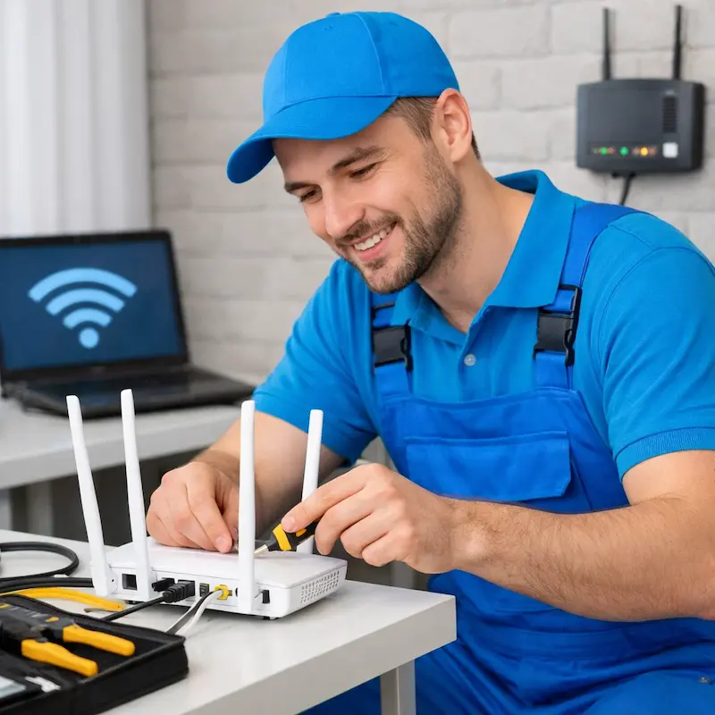 Настройка Wi - Fi в Пушкино