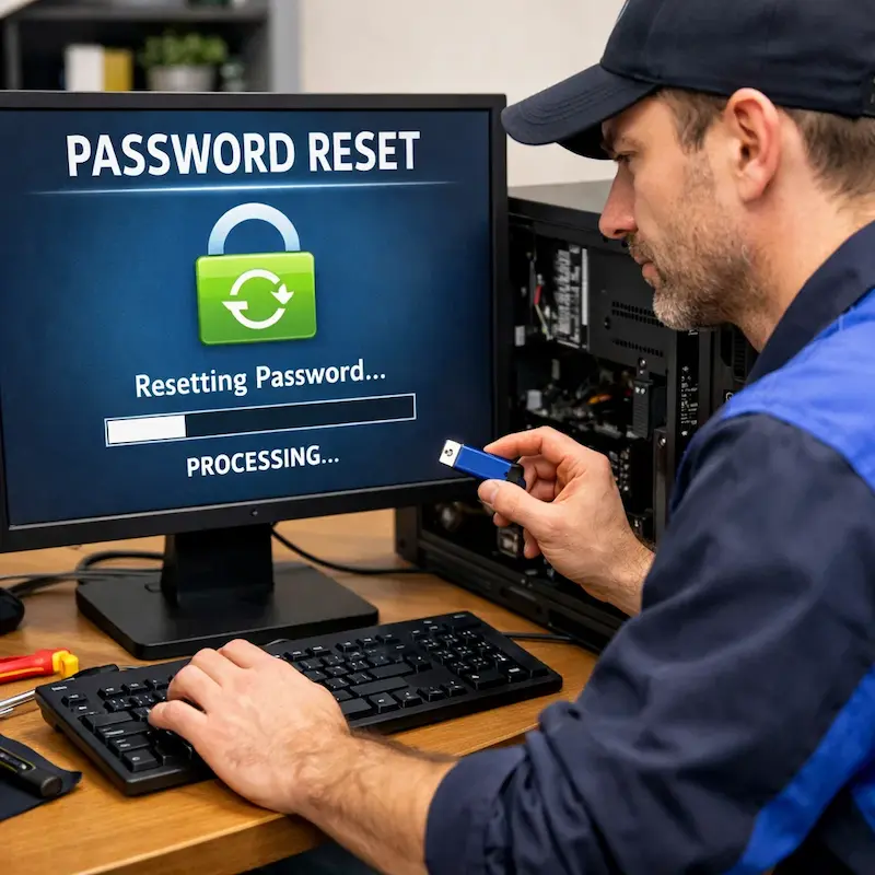 Удаление пароля на компьютере в Пушкино