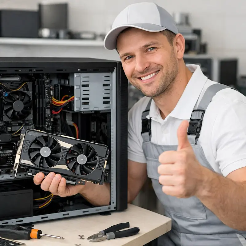 Замена видеокарты ПК в Пушкино